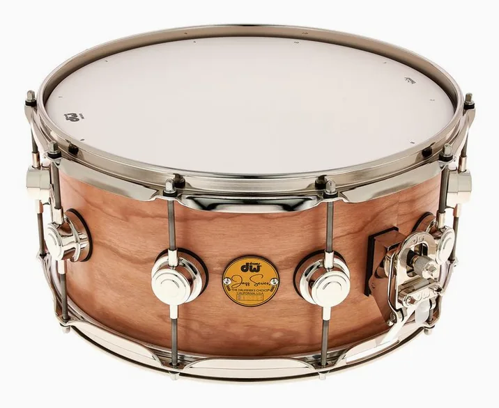 DW Satin Oil 14"x6,5" Cherry Gum, dettaglio frontale
