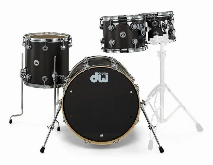 DW Satin Oil Studio Set Ebony, vista dall'alto, photo 2
