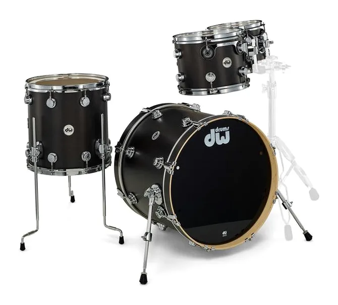 DW Satin Oil Studio Set Ebony, vista di lato, photo 3