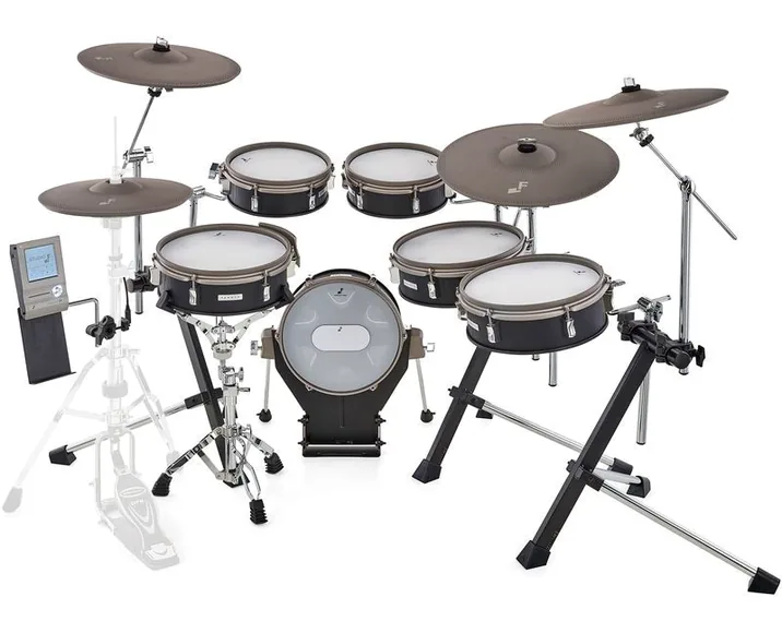 Efnote 3X E-Drum Set, vista frontale, photo 2
