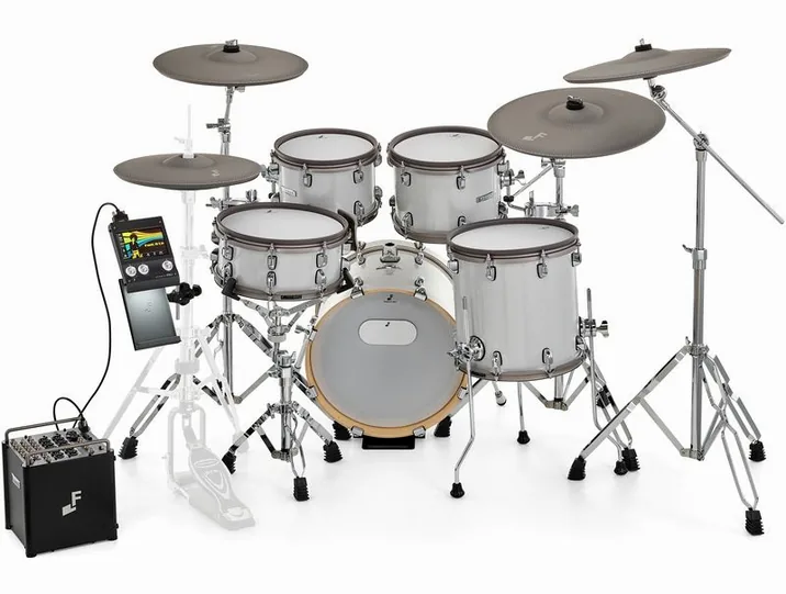 Efnote Pro 501 Traditional E-Drum Set, su sfondo neutro, photo 4