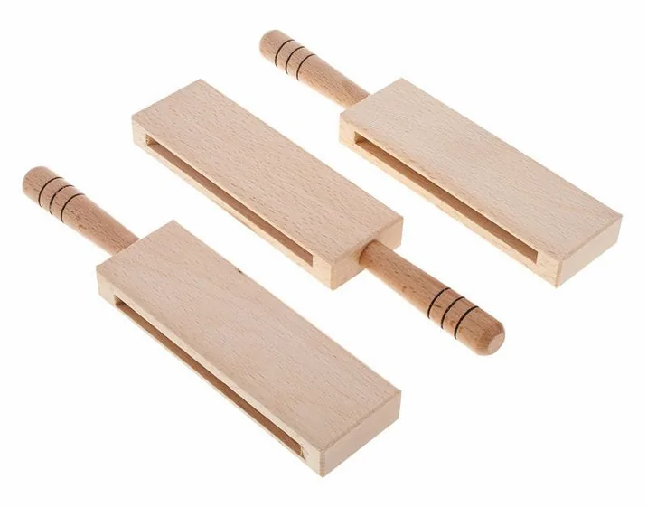 Goldon Percussion Set 4 in Wood Box, vista di tre quarti, photo 2