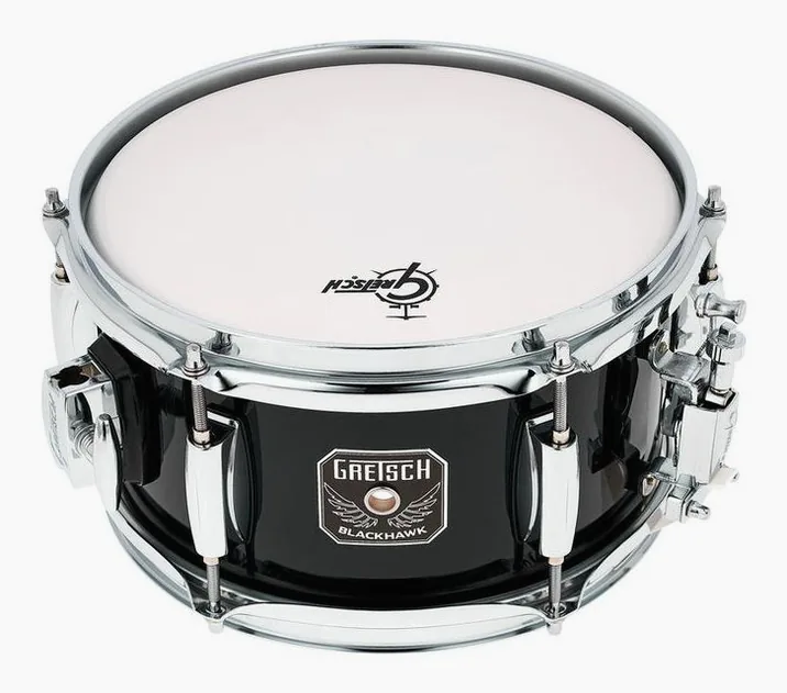 Gretsch Drums 10"x5,5" Mighty Mini Snare BK, su sfondo neutro
