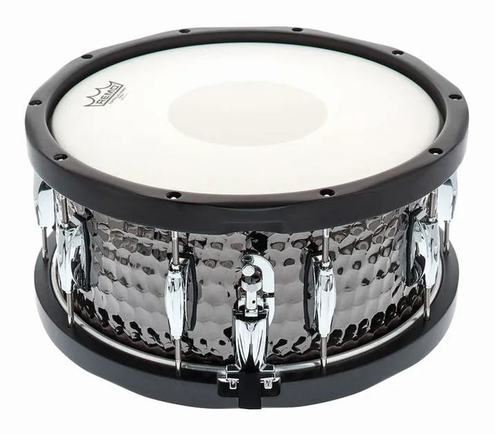 Gretsch Drums 14"x6,5" Black Hammered Sn. WH, vista di tre quarti, photo 2