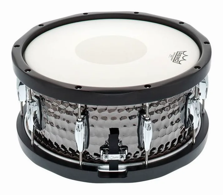 Gretsch Drums 14"x6,5" Black Hammered Sn. WH, vista di tre quarti, photo 3