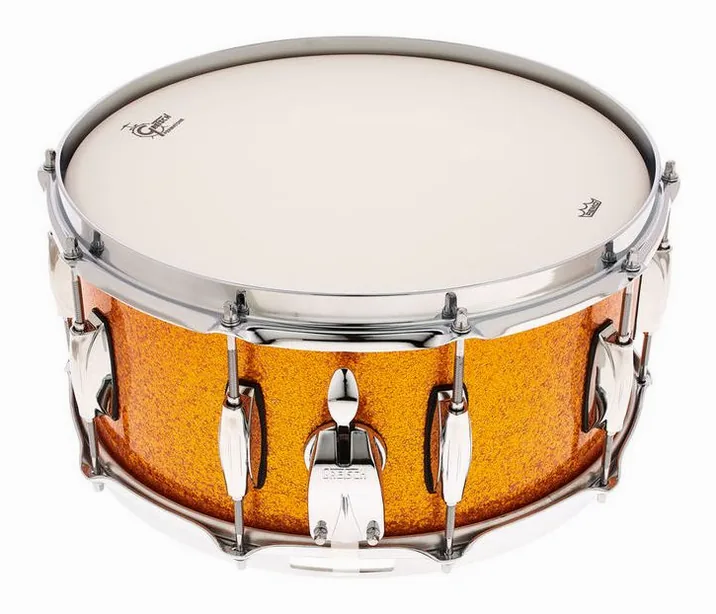 Gretsch Drums 14"x6,5" Snare Brooklyn Gold, vista dall'alto, photo 3
