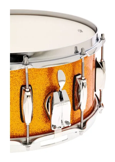 Gretsch Drums 14"x6,5" Snare Brooklyn Gold, vista frontale, photo 4