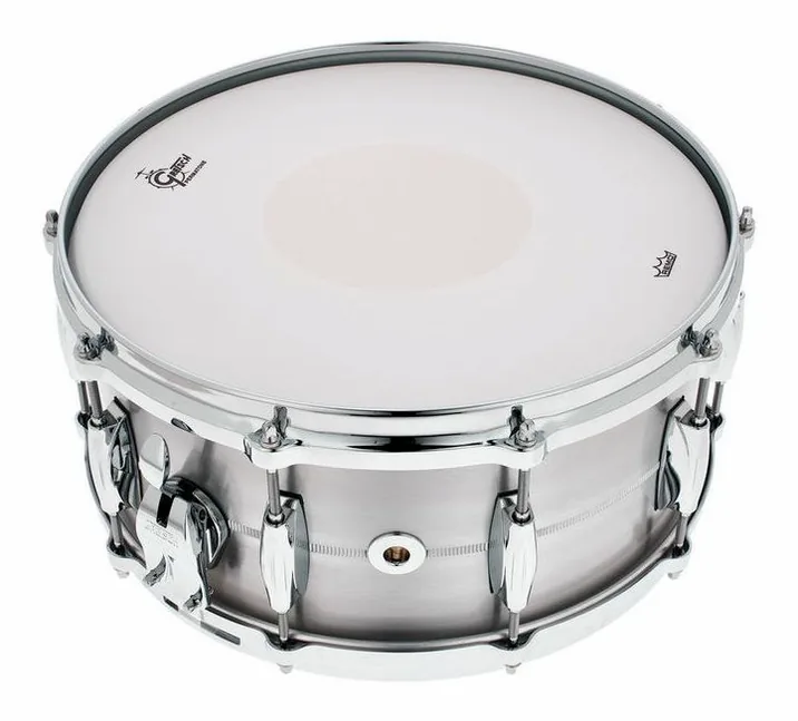 Gretsch Drums 14"x6,5" Solid Aluminum Snare, dettaglio ravvicinato, photo 4