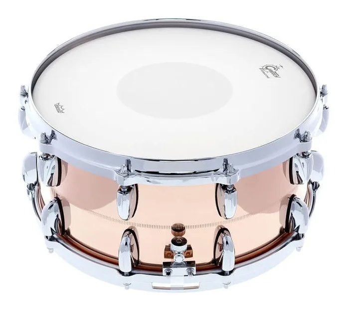 Gretsch Drums 14"x6,5" USA Bronze Snare Drum, su sfondo neutro, photo 2