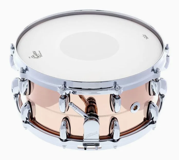 Gretsch Drums 14"x6,5" USA Bronze Snare Drum, vista dall'alto, photo 3