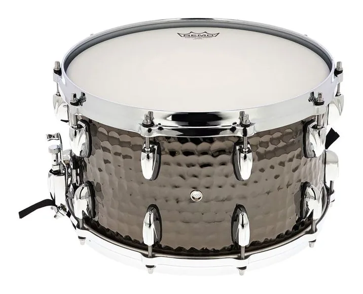 Gretsch Drums 14"x8" Black Hammered Snare, vista dall'alto, photo 3