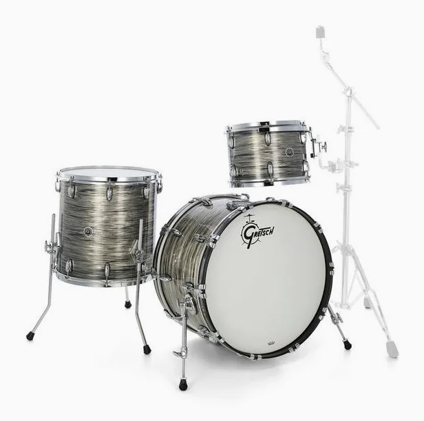 Gretsch Drums Brooklyn Rock Grey Oyster, vista di lato, photo 3