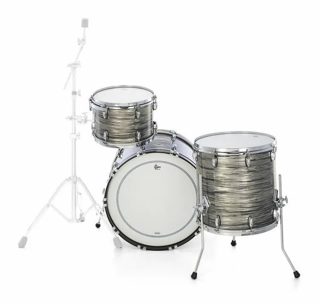 Gretsch Drums Brooklyn Rock Grey Oyster, vista di tre quarti, photo 4