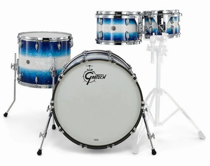 Gretsch Drums Brooklyn Standard Set Blue, vista di lato, photo 2
