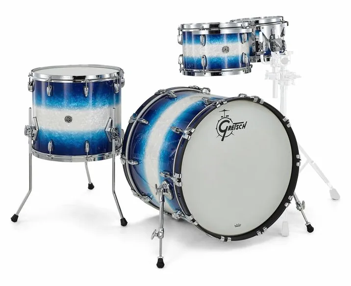 Gretsch Drums Brooklyn Standard Set Blue, vista dall'alto, photo 3