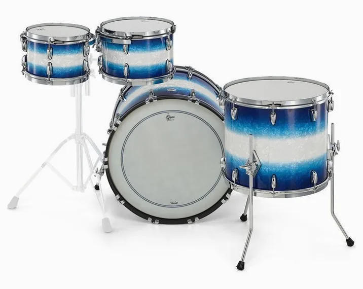 Gretsch Drums Brooklyn Standard Set Blue, vista di lato, photo 4