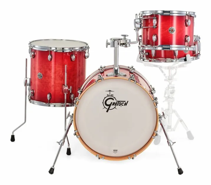 Gretsch Drums Catalina Club Jazz Crimson Bst, vista frontale, photo 2