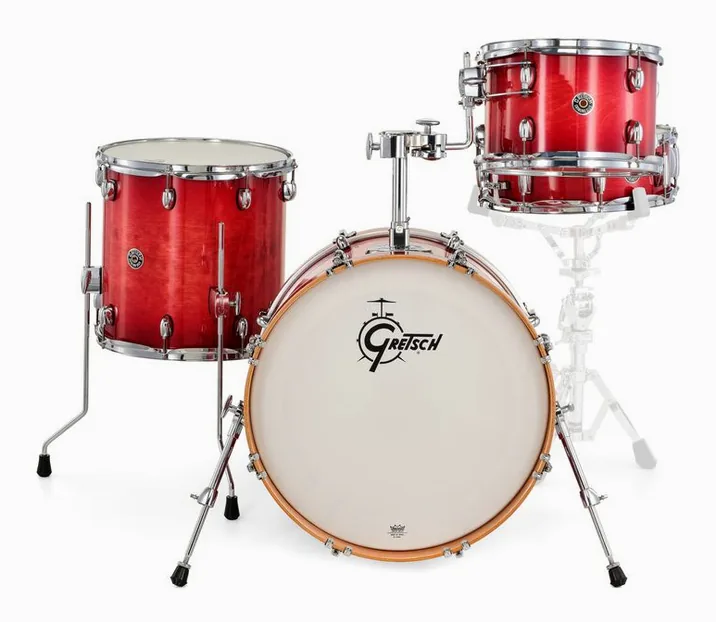 Gretsch Drums Catalina Club Studio Crimson, vista dall'alto, photo 2