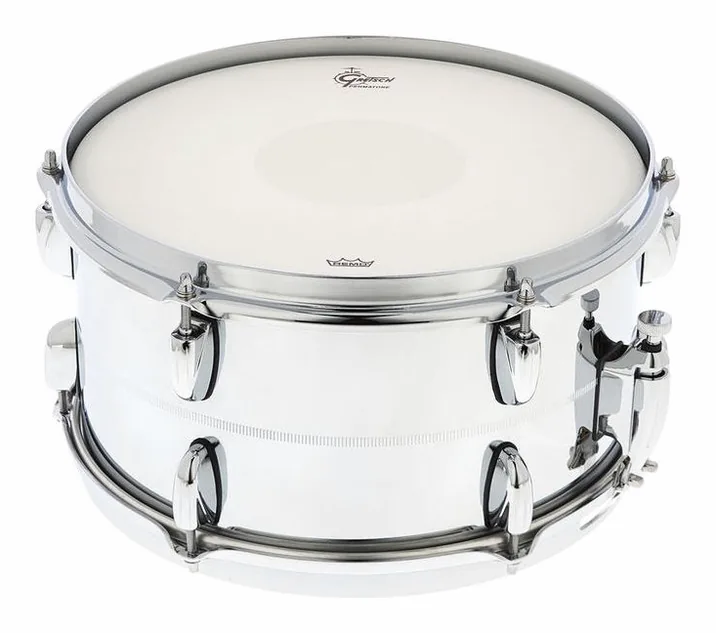 Gretsch Drums 13"x07" Brooklyn Chrome/Steel, su sfondo neutro, photo 4