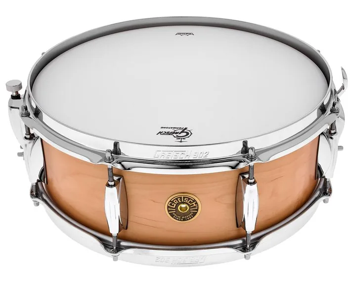 Gretsch Drums 14"X05" Broadkaster SD Natural, dettaglio frontale