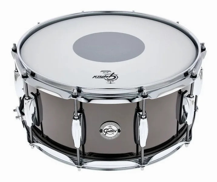 Gretsch Drums 14"x6,5" Black Nickel over St., vista frontale