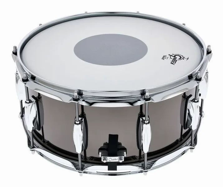 Gretsch Drums 14"x6,5" Black Nickel over St., vista frontale, photo 3