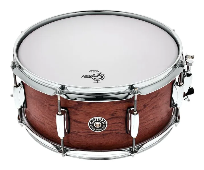 Gretsch Drums 14"x6,5" Cat. Bubinga Maple, vista frontale
