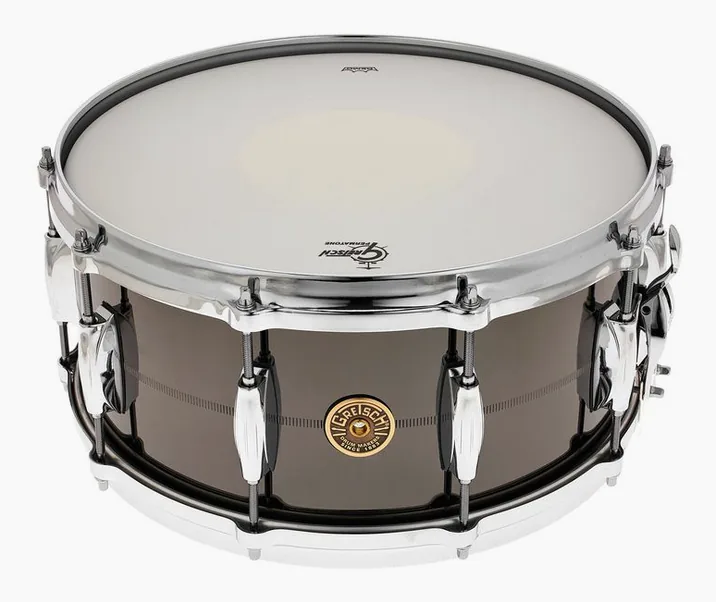 Gretsch Drums 14"x6,5" Solid Steel Snare, dettaglio frontale