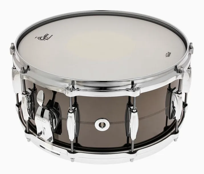 Gretsch Drums 14"x6,5" Solid Steel Snare, vista dall'alto, photo 3