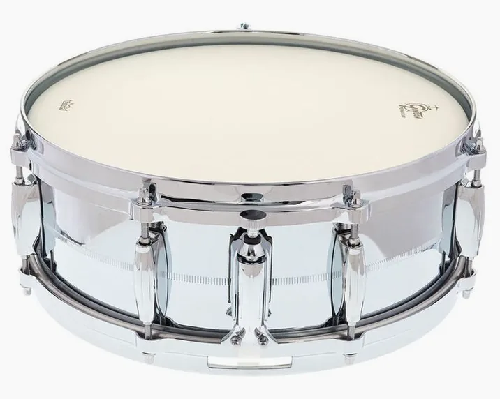 Gretsch Drums 14"x05" Snare Chrome o. Brass, vista dall'alto, photo 2