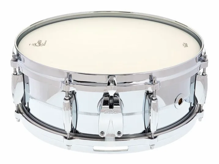 Gretsch Drums 14"x05" Snare Chrome o. Brass, vista frontale, photo 3