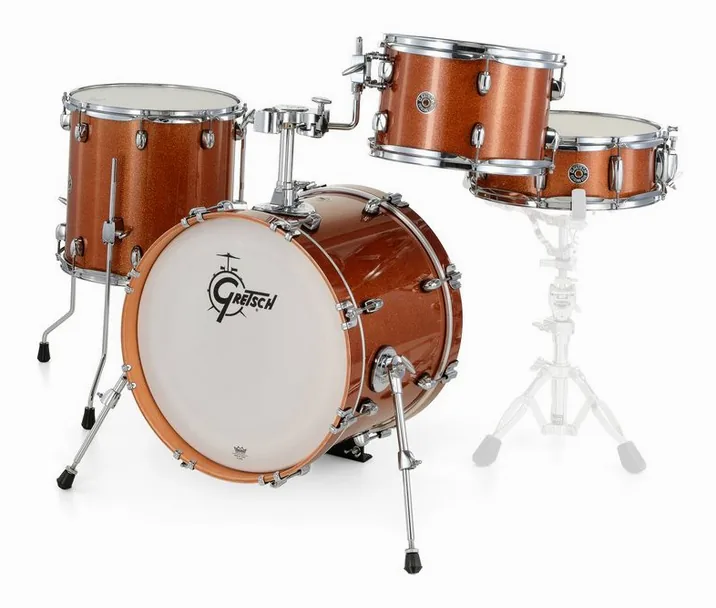 Gretsch Drums Catalina Club Jazz Bronze Spkl, su sfondo neutro