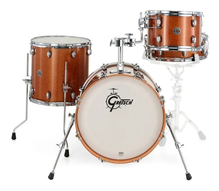 Gretsch Drums Catalina Club Jazz Bronze Spkl, vista frontale, photo 2