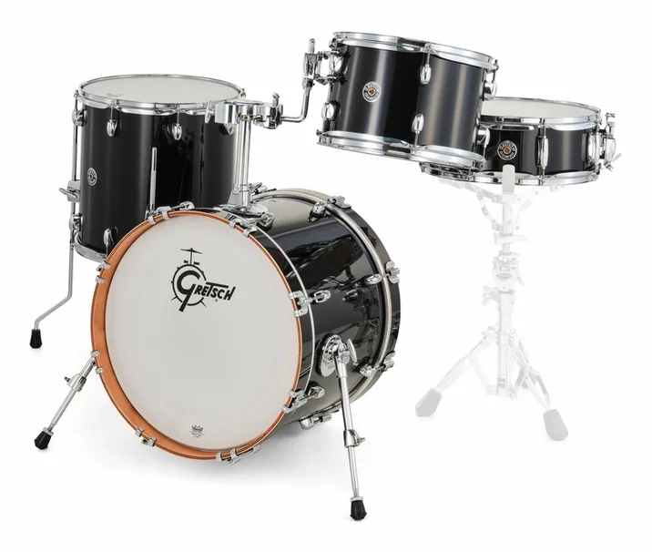 Gretsch Drums Catalina Club Jazz Piano Black, su sfondo neutro