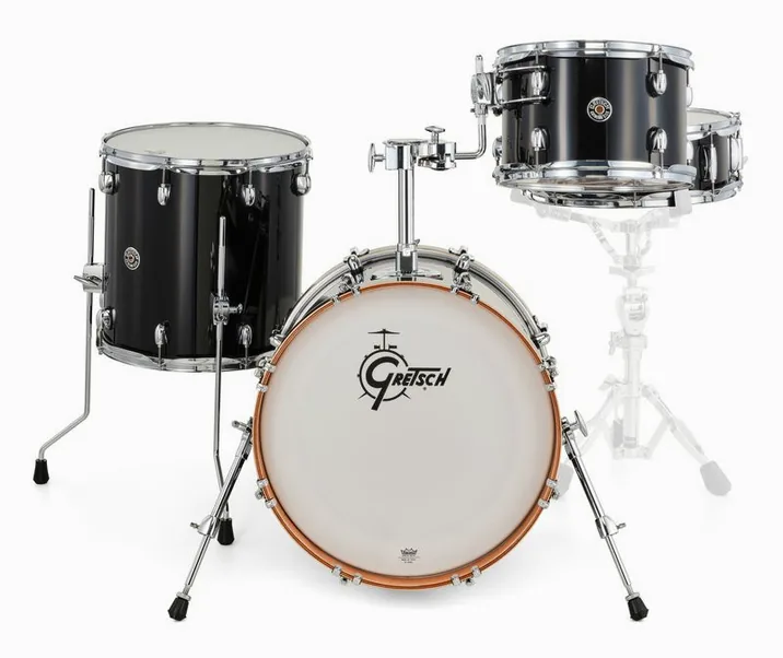 Gretsch Drums Catalina Club Jazz Piano Black, su sfondo neutro, photo 2