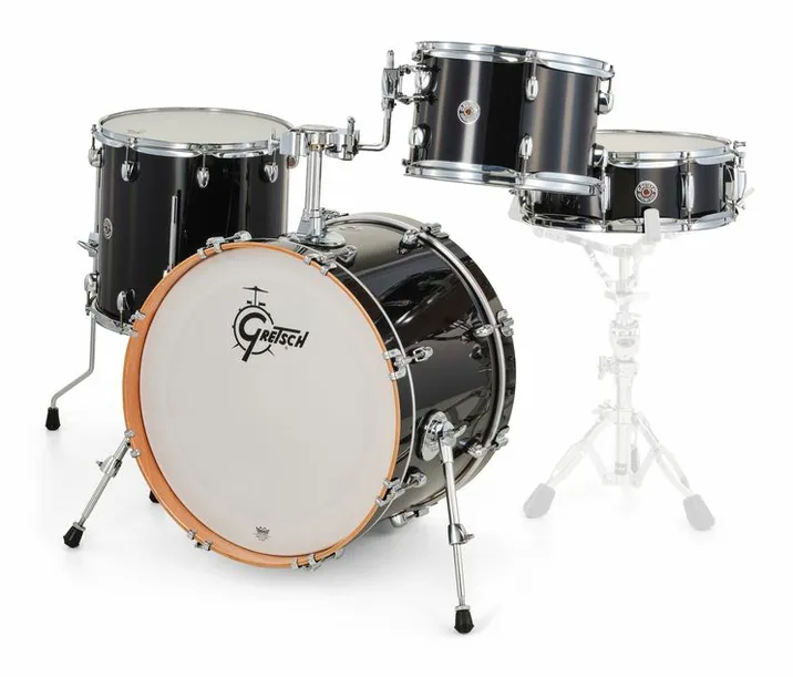 Gretsch Drums Catalina Club Studio Piano Bl., dettaglio frontale