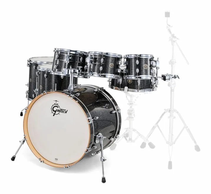 Gretsch Drums Catalina Maple 7-piece BS, di fronte su sfondo neutro
