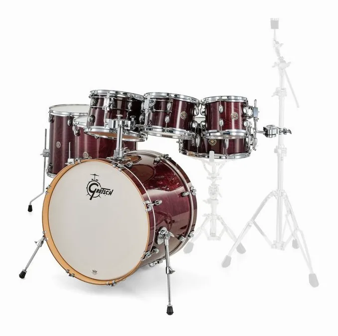 Gretsch Drums Catalina Maple 7-piece PG, dettaglio frontale