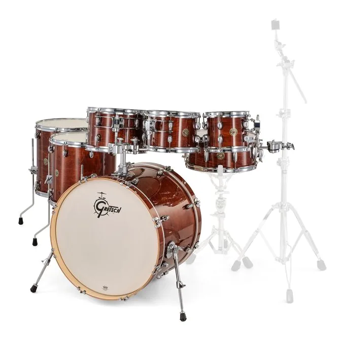 Gretsch Drums Catalina Maple 7-piece WG, su sfondo neutro