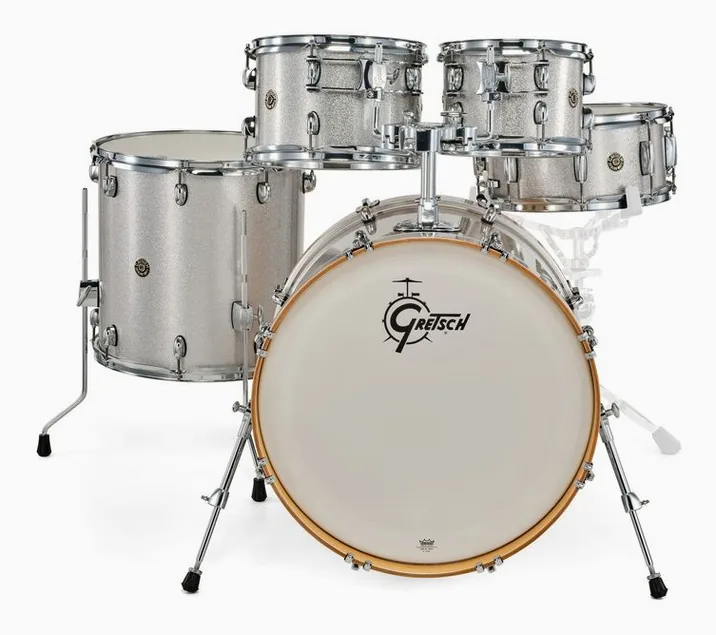 Gretsch Drums Catalina Maple Studio Silv. S., vista dall'alto, photo 2