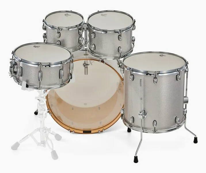 Gretsch Drums Catalina Maple Studio Silv. S., su sfondo neutro, photo 4