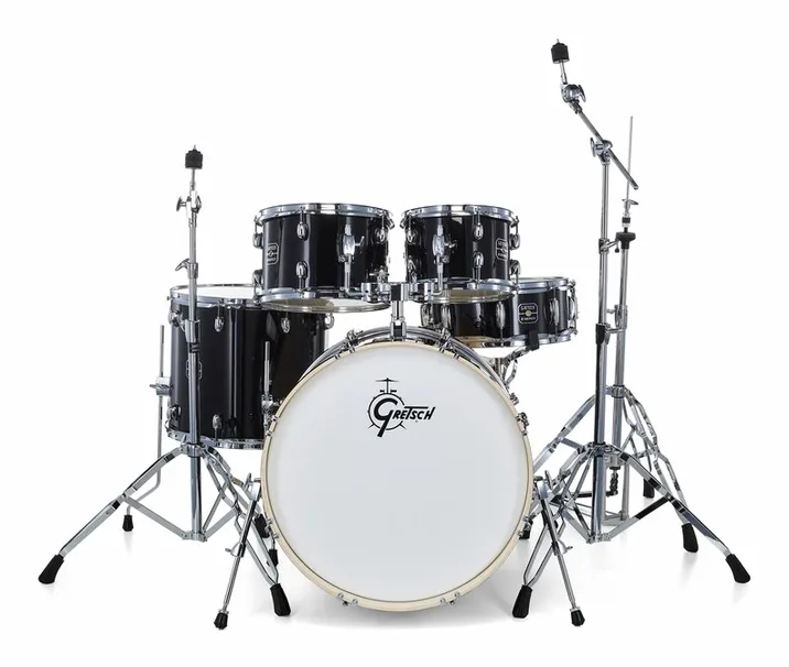 Gretsch Drums Energy Black 22" 5-piece HWP, vista di tre quarti, photo 2