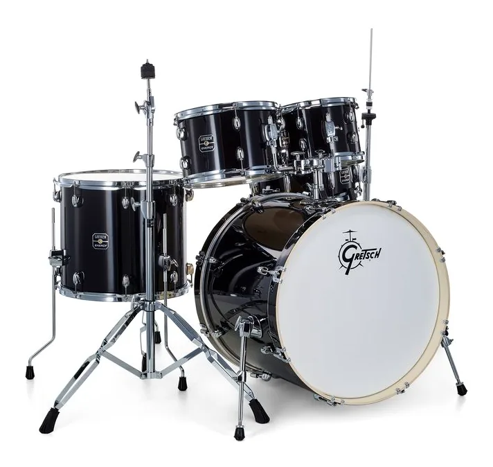 Gretsch Drums Energy Black 4-piece HWP, vista di lato, photo 3