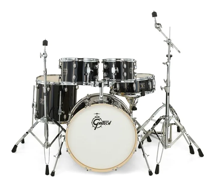 Gretsch Drums Energy Black 5-piece HWP, vista dall'alto, photo 2