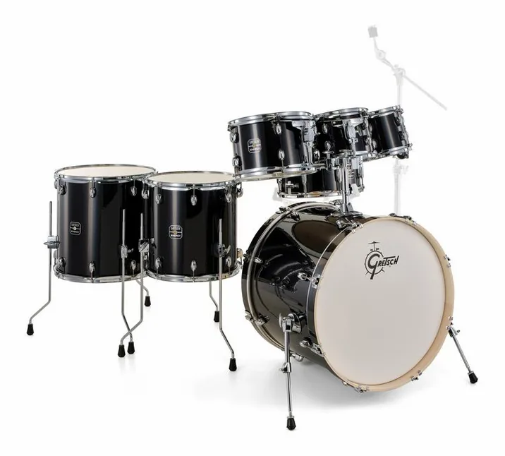 Gretsch Drums Energy Black Sparkle 7pcs Set, vista dall'alto, photo 3