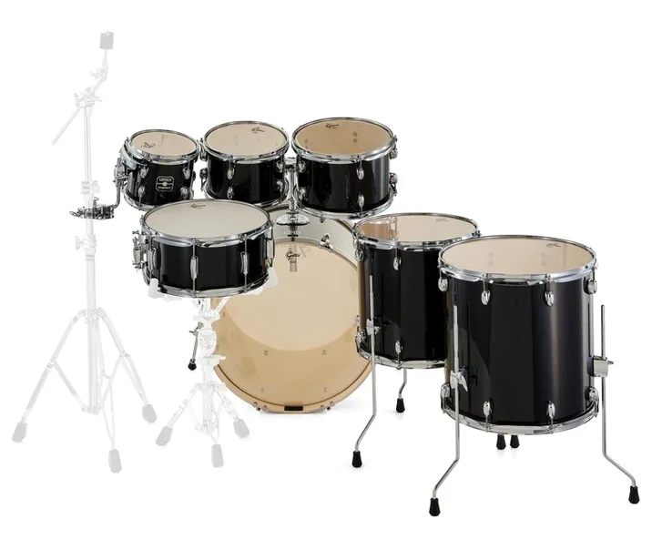 Gretsch Drums Energy Black Sparkle 7pcs Set, su sfondo neutro, photo 4