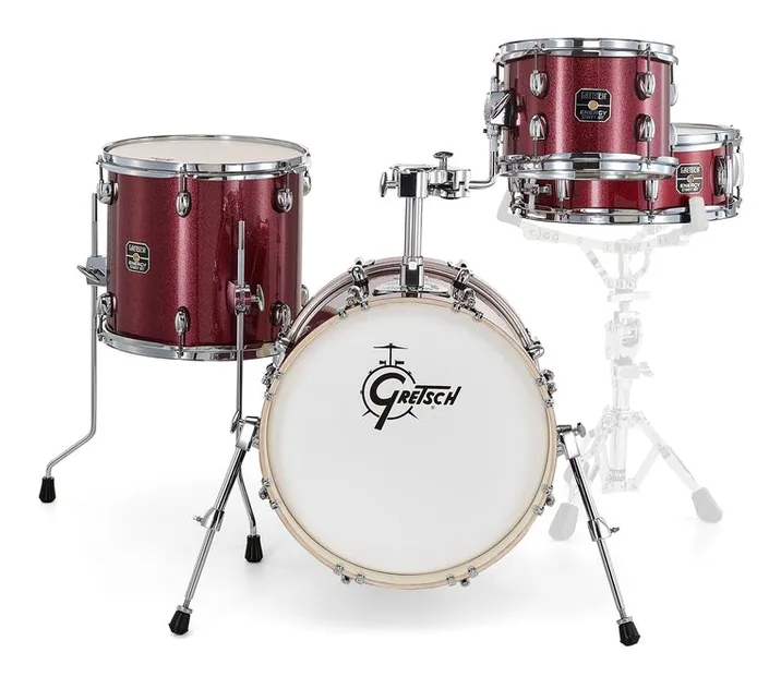 Gretsch Drums Energy Street Set Ruby Sparkle, su sfondo neutro, photo 2