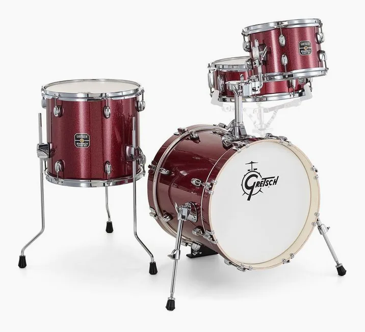 Gretsch Drums Energy Street Set Ruby Sparkle, vista di tre quarti, photo 3