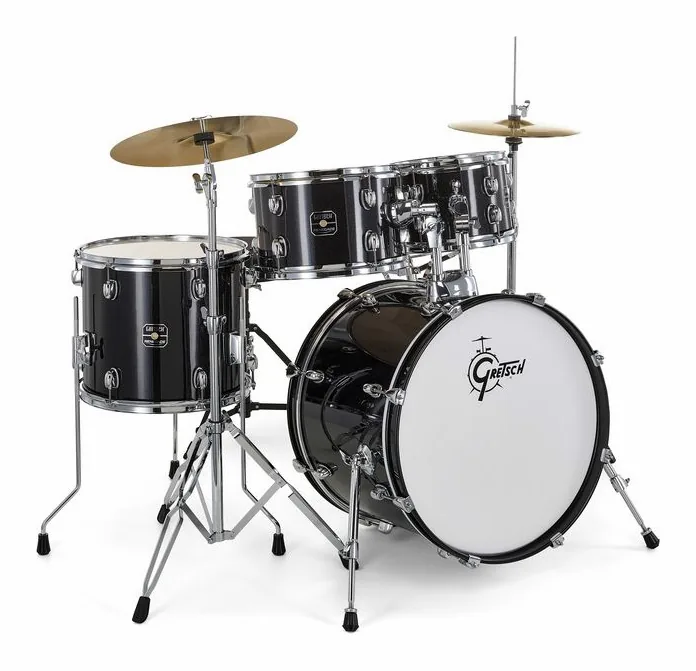 Gretsch Drums Renegade 20" Black Mist, vista frontale, photo 3