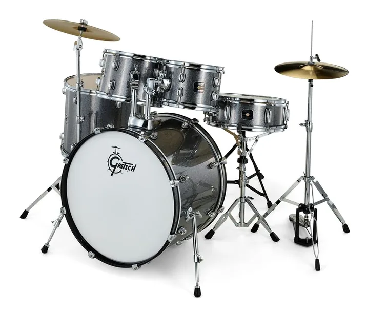 Gretsch Drums Renegade 22" Grey Sparkle, dettaglio ravvicinato, photo 2